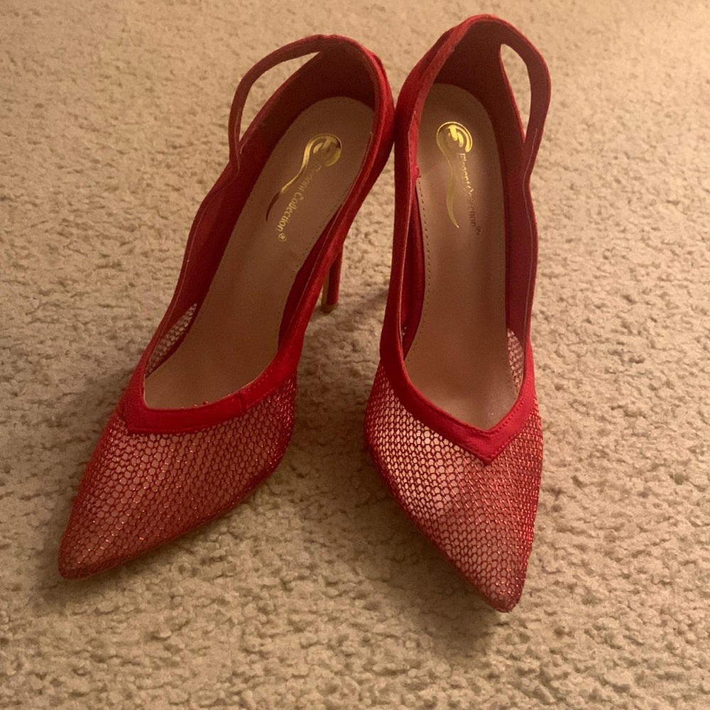 Red high heels